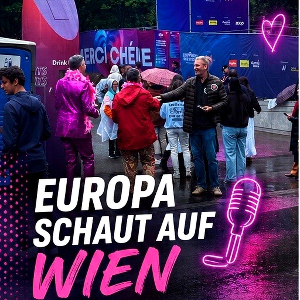 Klimafeld Social Motiv Europa schaut auf Wien